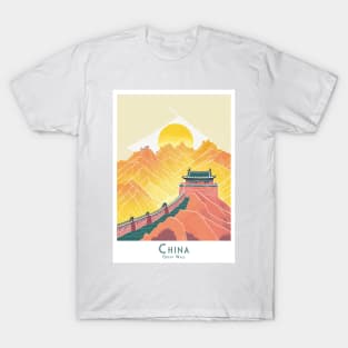 Dawn at the Great Wall - Majestic China Series T-Shirt